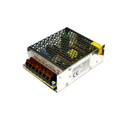 12V IP20 Enclosed Switching Power Supply – 12W to 600W - 80W, Single