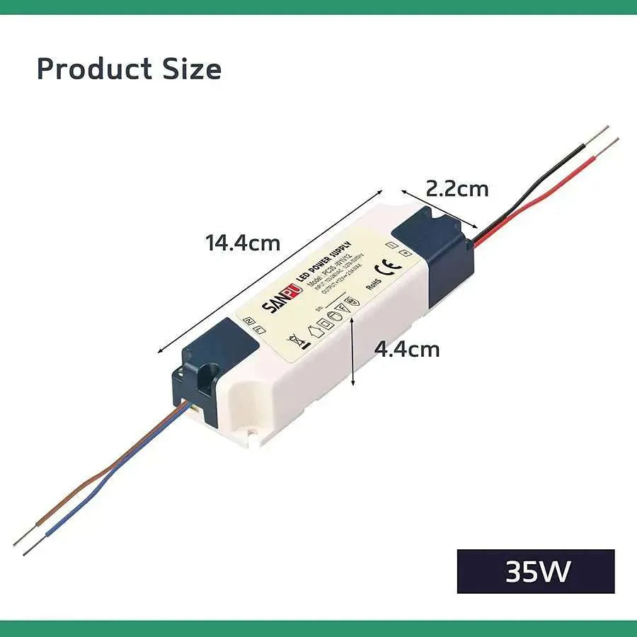 12V IP44 LED Driver Constant Voltage – 7W to 60W - photo 9