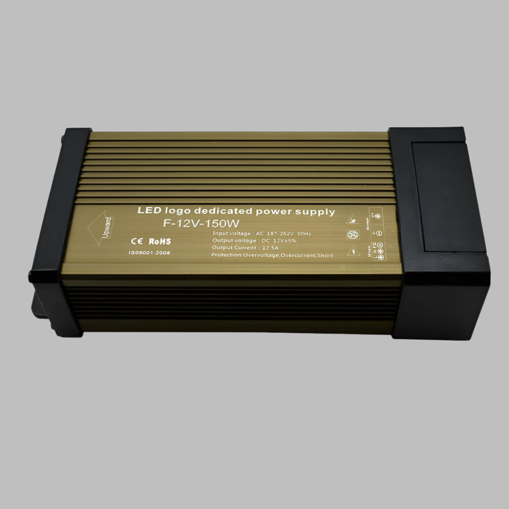 12V IP45 Rainproof LED Power Supply – 60W to 400W - 150W, Single