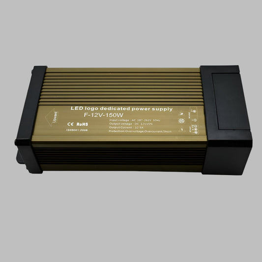 12V IP45 Rainproof LED Power Supply – 60W to 400W - 150W, Single