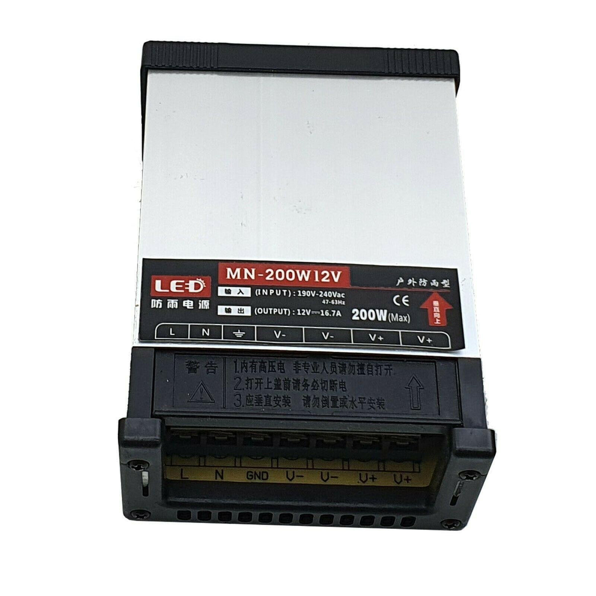 12V IP45 Rainproof LED Power Supply – 60W to 400W - photo 18