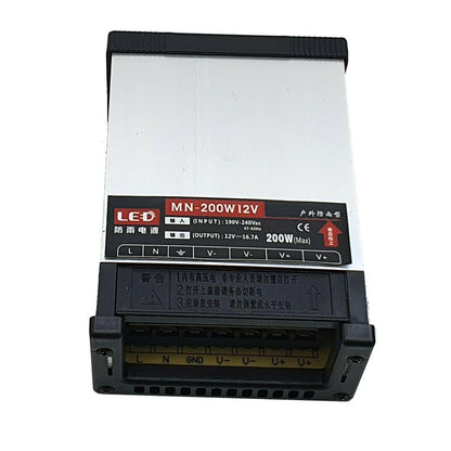 12V IP45 Rainproof LED Power Supply – 60W to 400W - photo 18
