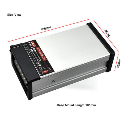 12V IP45 Rainproof LED Power Supply – 60W to 400W - photo 19
