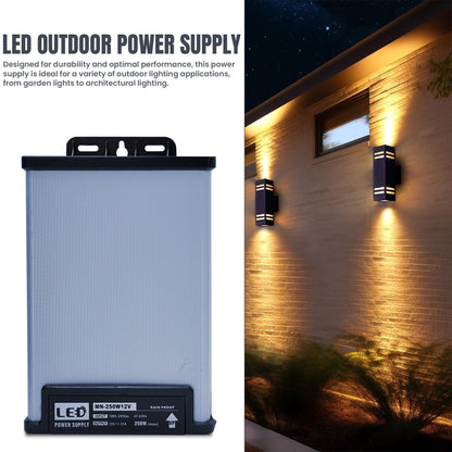 12V IP45 Rainproof LED Power Supply – 60W to 400W - photo 21