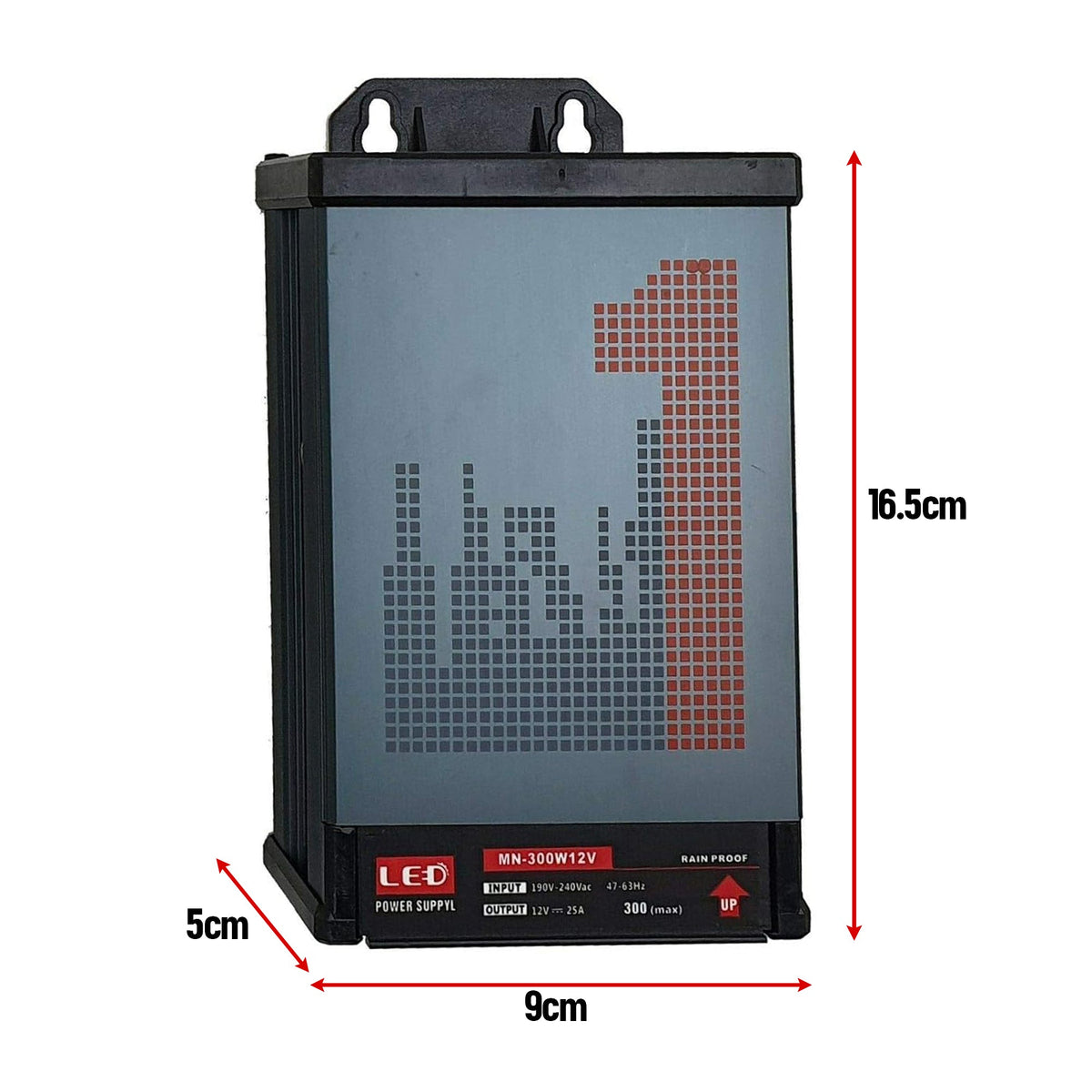 12V IP45 Rainproof LED Power Supply – 60W to 400W - photo 23