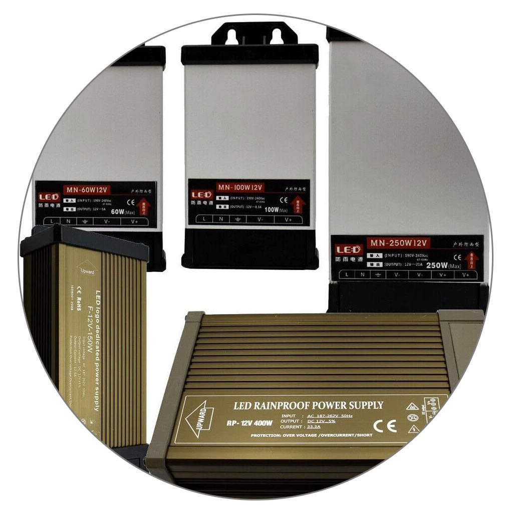 12V IP45 Rainproof LED Power Supply – 60W to 400W - photo 4