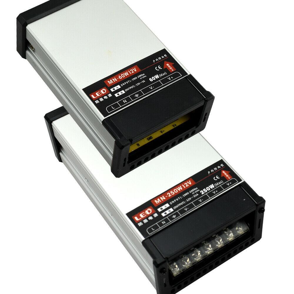 12V IP45 Rainproof LED Power Supply – 60W to 400W - photo 5