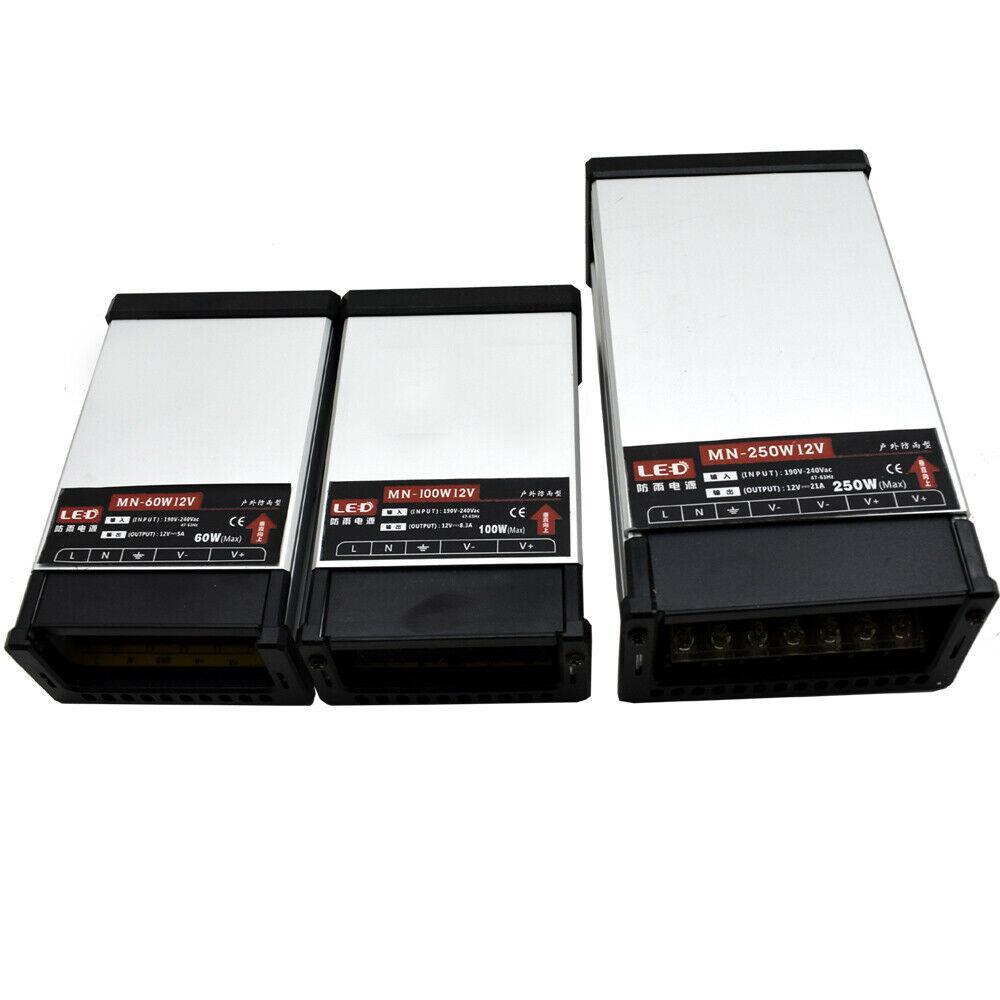 12V IP45 Rainproof LED Power Supply – 60W to 400W - photo 6