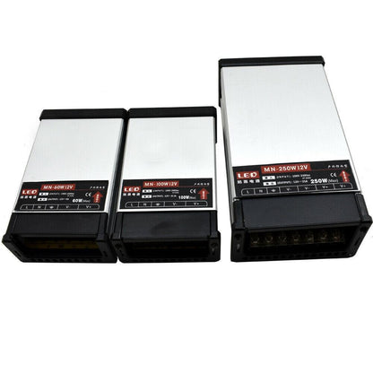 12V IP45 Rainproof LED Power Supply – 60W to 400W - photo 6