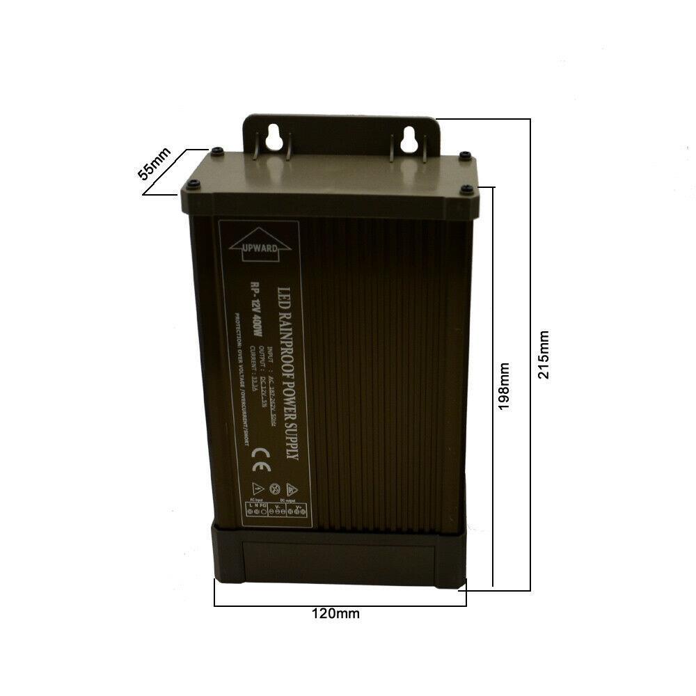 12V IP45 Rainproof LED Power Supply – 60W to 400W - photo 10