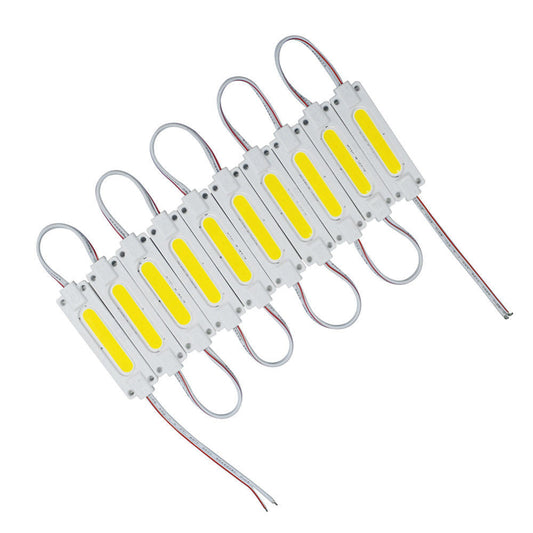 12V COB LED Modules for Signs – Cool White, IP65 - Pack of 10