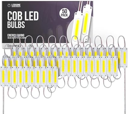 12V COB LED Modules for Signs – Cool White, IP65 - Pack of 50