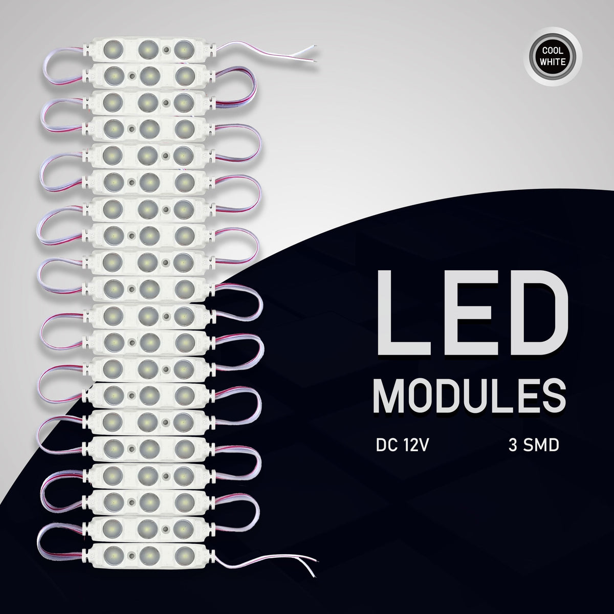 12V IP67 LED Injection Modules – Cool White, Warm White, Green, Blue & RGB - photo 3