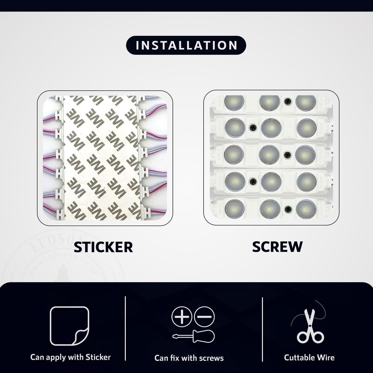 12V IP67 LED Injection Modules – Cool White, Warm White, Green, Blue & RGB - photo 9