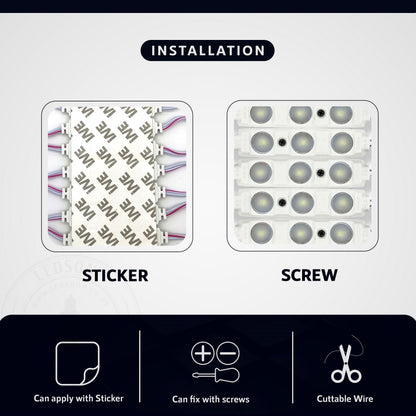 12V IP67 LED Injection Modules – Cool White, Warm White, Green, Blue & RGB - photo 9