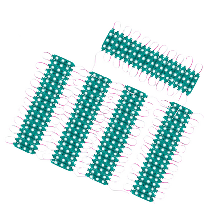 12V IP67 LED Injection Modules – Cool White, Warm White, Green, Blue & RGB - Pack of 100, Green