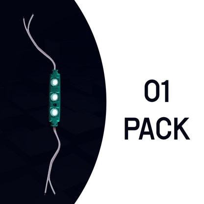 12V IP67 LED Injection Modules – Cool White, Warm White, Green, Blue & RGB - Single, Green