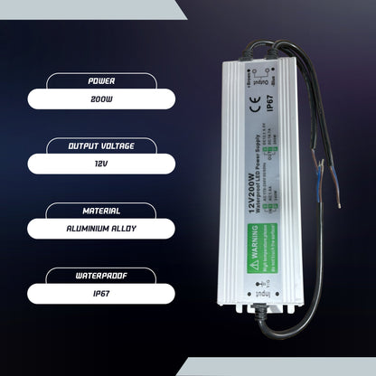 12V IP67 Waterproof LED Driver – 10W to 350W - photo 14
