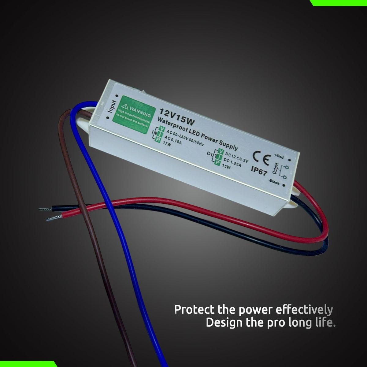 12V IP67 Waterproof LED Driver – 10W to 350W - photo 16