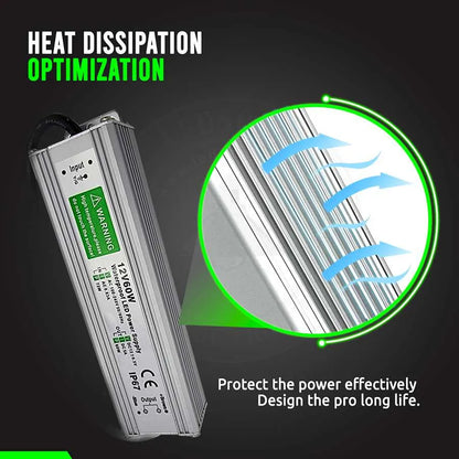 12V IP67 Waterproof LED Driver – 10W to 350W - photo 4