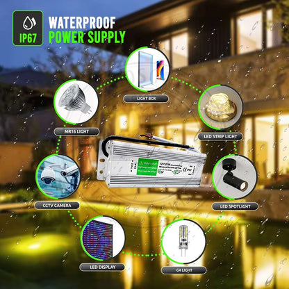 12V IP67 Waterproof LED Driver – 10W to 350W - photo 6