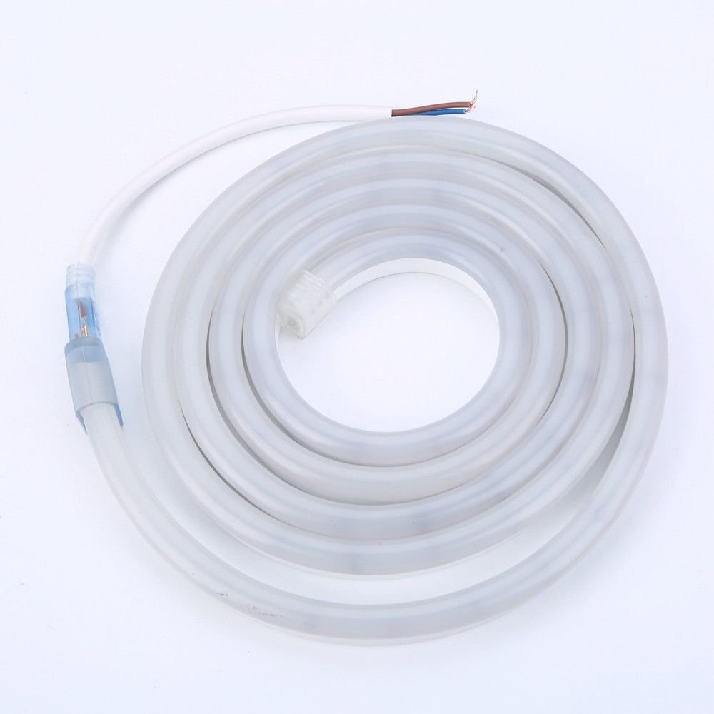 12V LED Neon Rope Light Waterproof Flexible – Green & White