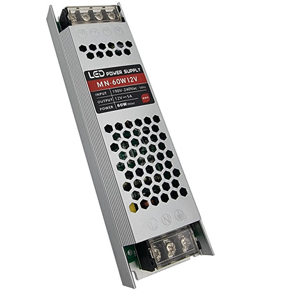 12V Slim Aluminium LED Driver IP20 – 60W to 300W - photo 6