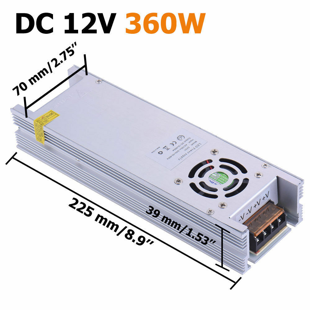 12V Slim IP20 LED Driver – 15W to 360W - photo 11
