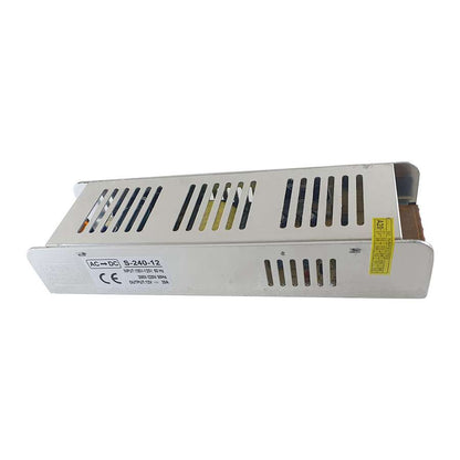 12V Slim IP20 LED Driver – 15W to 360W - 240W, Single