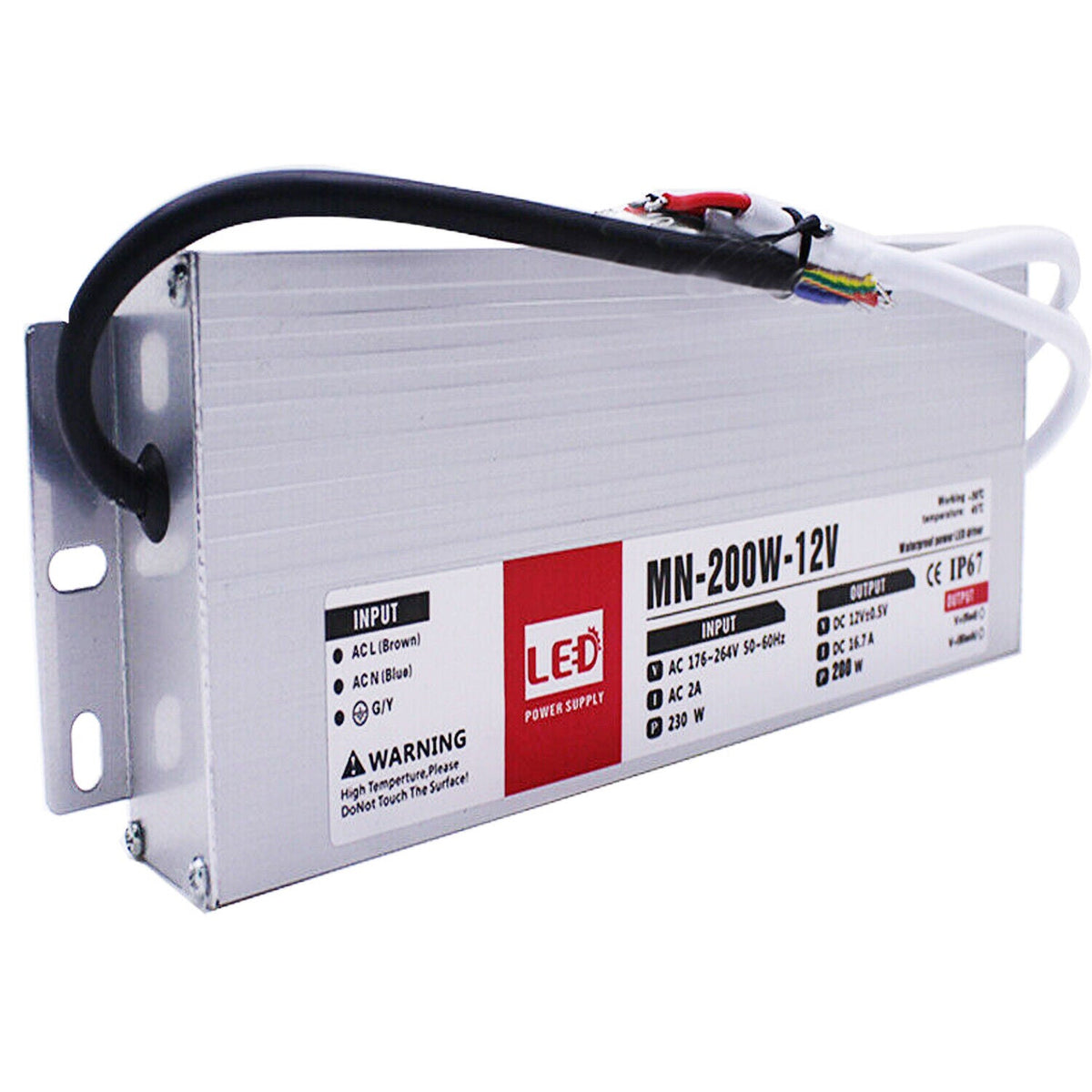 12V Ultra Slim IP67 LED Driver – 60W to 200W - photo 17