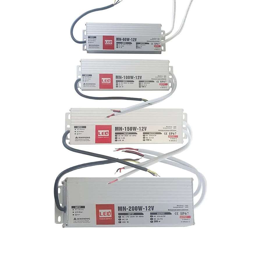 12V Ultra Slim IP67 LED Driver – 60W to 200W - photo 2