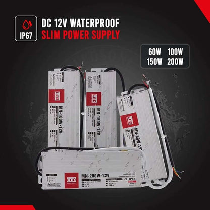 12V Ultra Slim IP67 LED Driver – 60W to 200W - photo 3