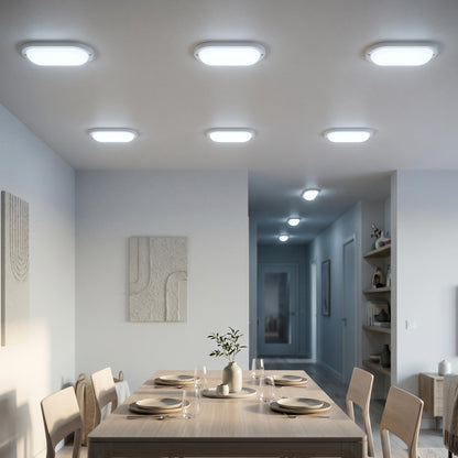 Oval LED Bulkhead Light 12W – Cool White 6400K, Wall or Ceiling - photo 9
