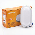 Oval LED Bulkhead Light 12W – Cool White 6400K, Wall or Ceiling