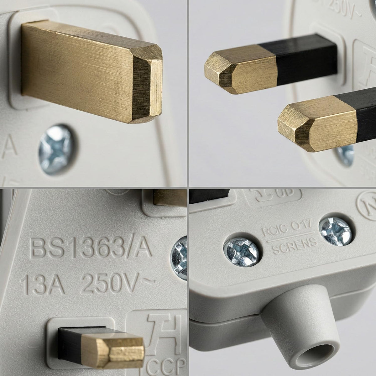 13A Rewirable UK Plug – BS1363, White or Clear - photo 4