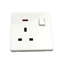 13A Switched Wall Socket with LED Indicator – Single & Double - photo 3
