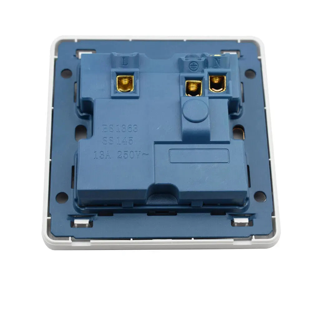 13A Switched Wall Socket with LED Indicator – Single & Double - photo 5