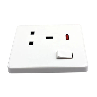 13A Switched Wall Socket with LED Indicator – Single & Double - photo 7