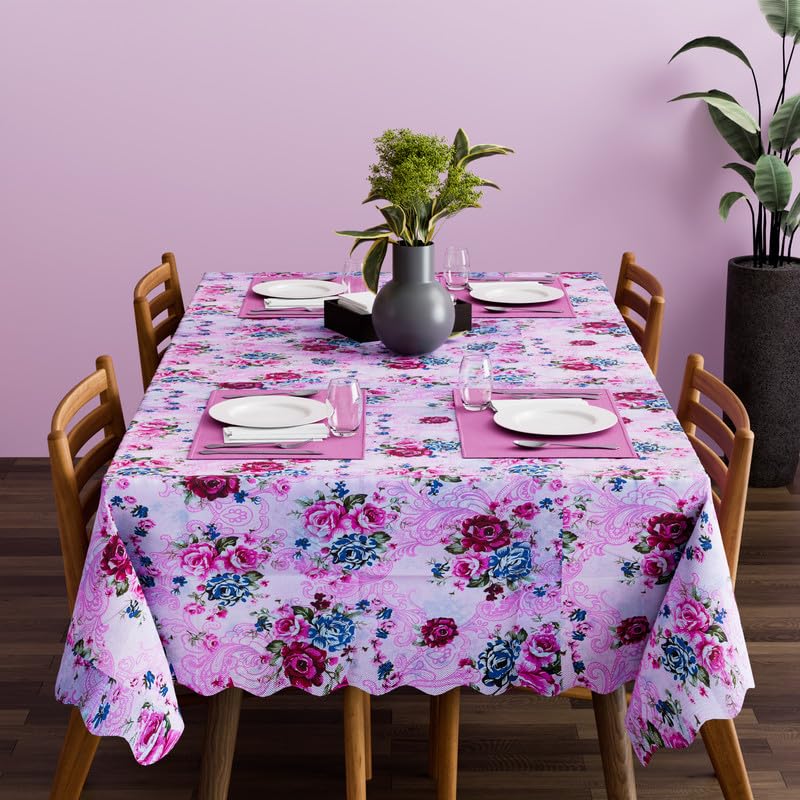 Scalloped Floral Tablecloth – 150 x 110 cm, 5 Designs, Wipe-Clean - photo 11