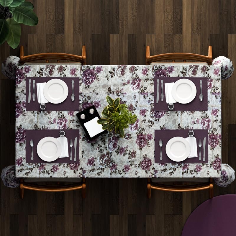 Scalloped Floral Tablecloth – 152 x 230 cm, 5 Designs, Wipe-Clean - photo 6