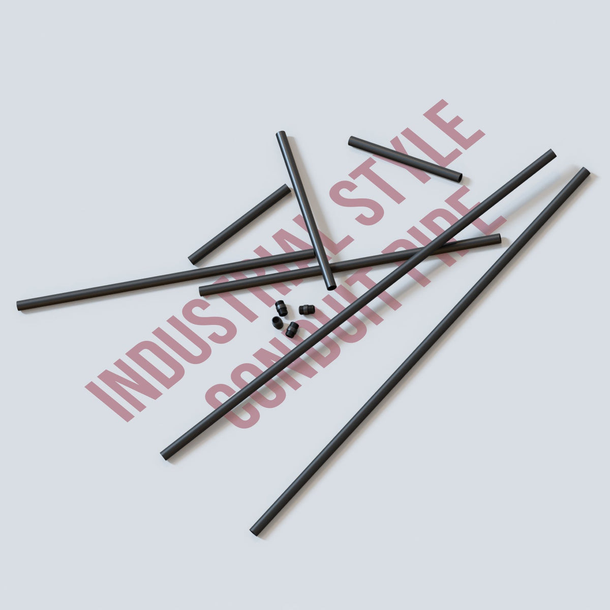 16mm Black Steel Conduit Pipe Female Thread – 20, 30 & 50 cm - photo 6