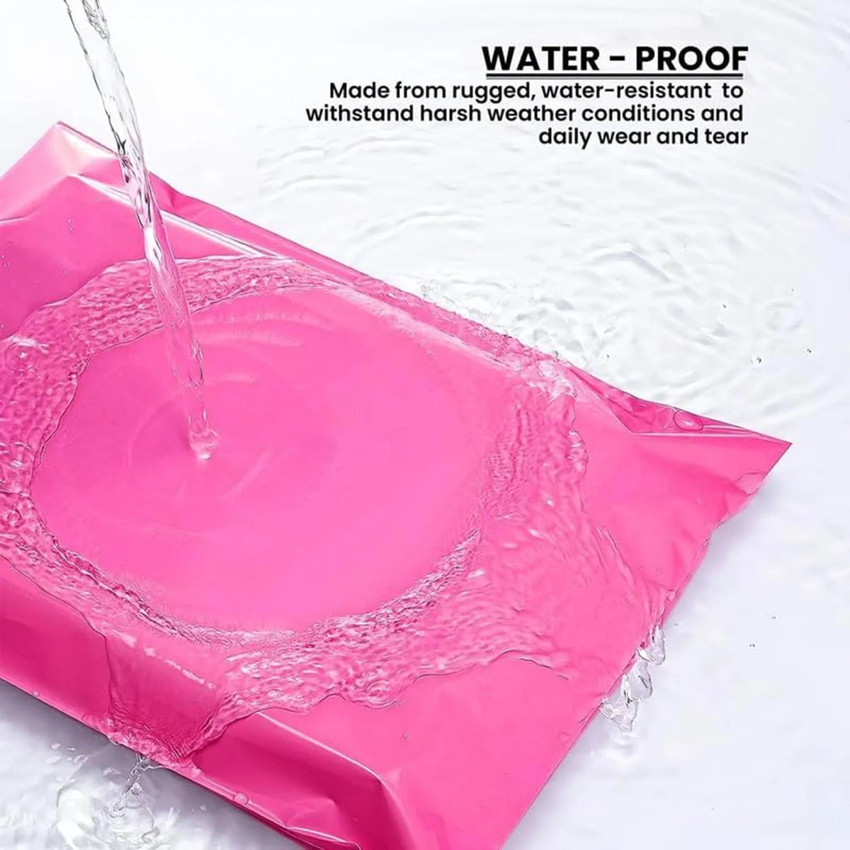 Pink or White Mailing Bags 17 x 30 cm – Pack of 20, Self-Seal - photo 2