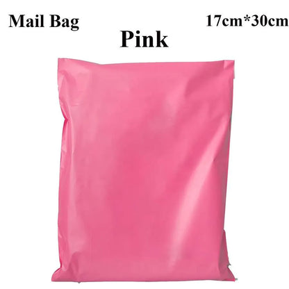 Pink or White Mailing Bags 17 x 30 cm – Pack of 20, Self-Seal - Pink, 17 x 30 cm