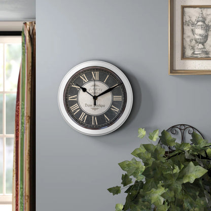 Roman Numerals Wall Clock Round Quartz Vintage Analogue clock~1257