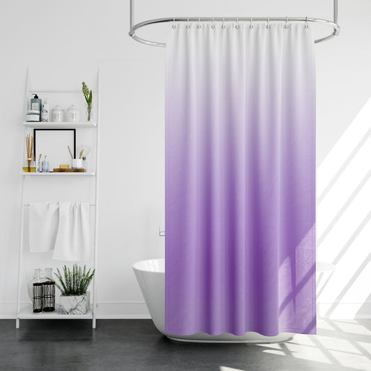 Fabric material Solid Colour Shower Curtain