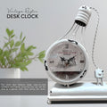 Handcraft Mantel Clock Light Bulb Creative Single-Sided Clock ~1254
