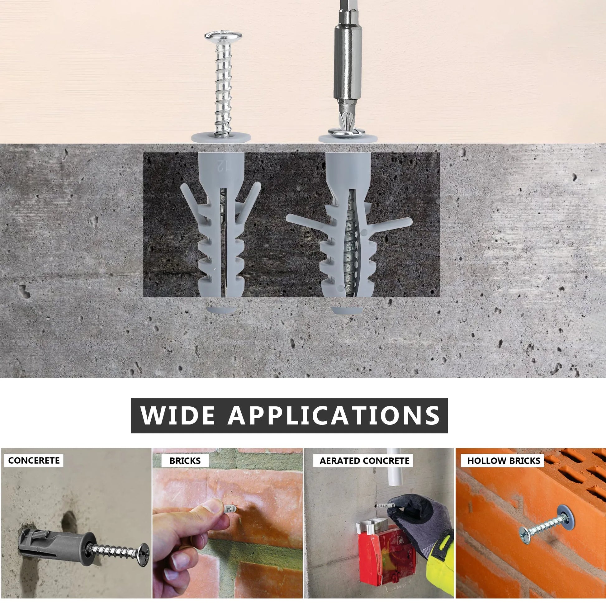 Best Heavy Duty Screw Anchor Set