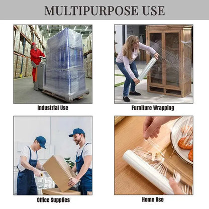1 Piece of Pallet Stretch Shrink Wrap Tape Film Roll ~1284