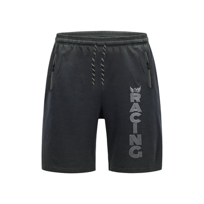 Men's Summer Shorts Lightweight Gym Zipper Pocket Fit~1315