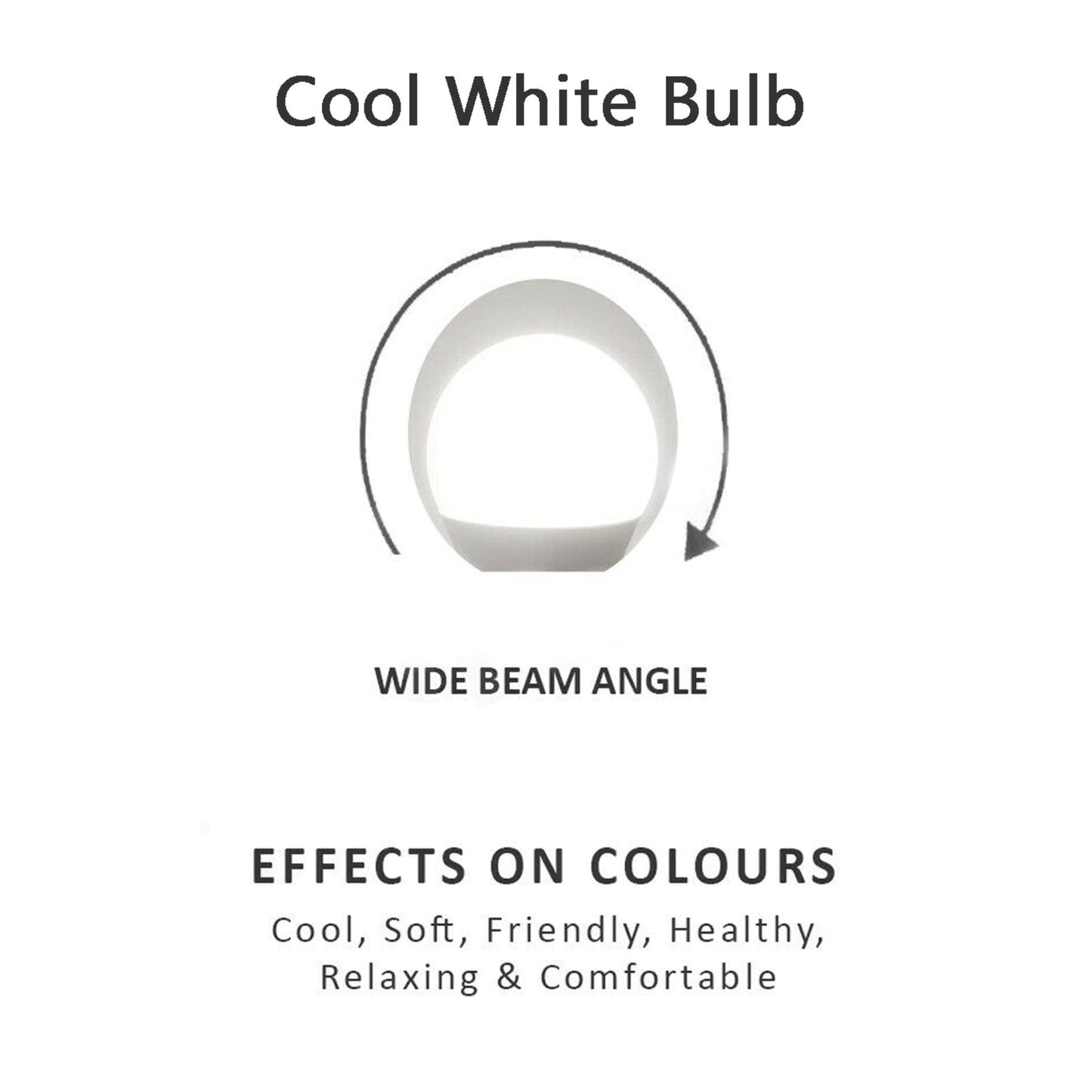 6 Pack - B22 LED Bulb SMD A60H-HP 9W Cool White 6400K Non Dimmable
